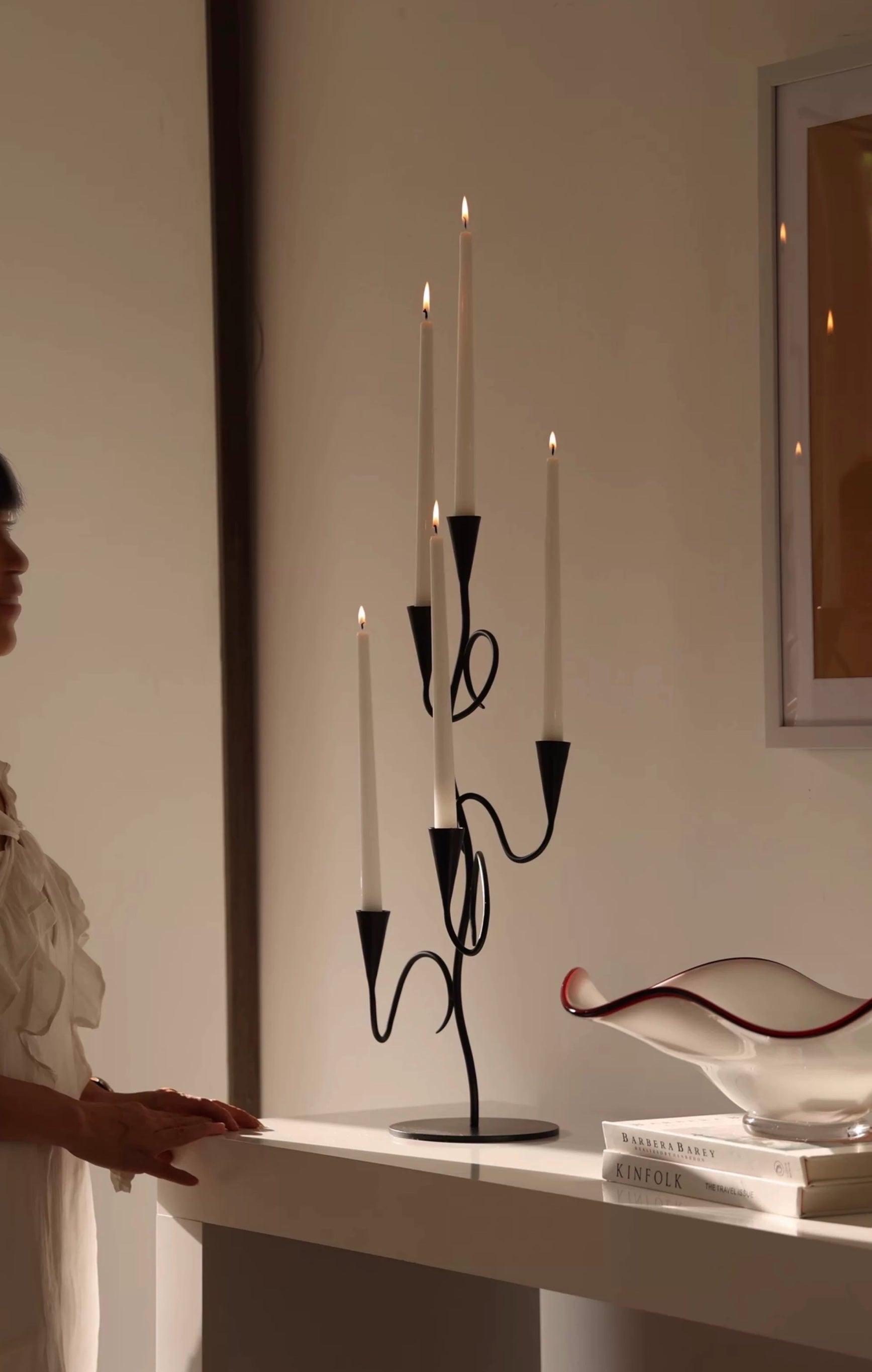 Ebon Flame Candelabra