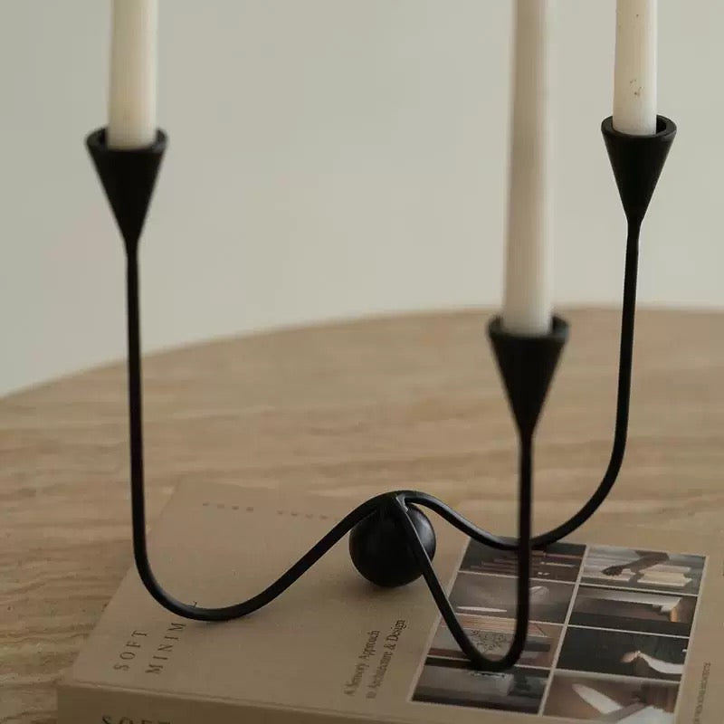 The Noir Wave Candelabra