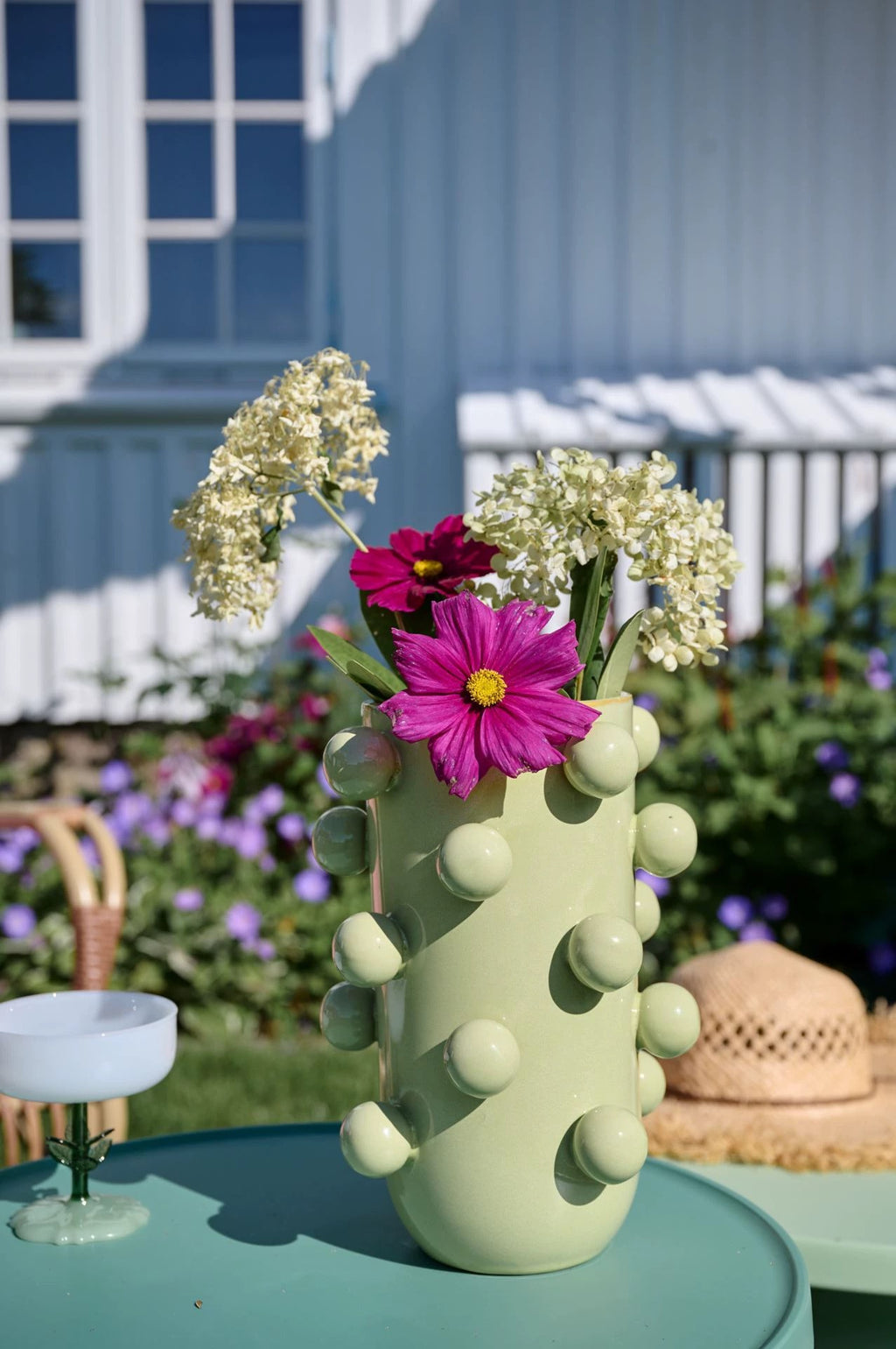 Mint Green Bobble Vase