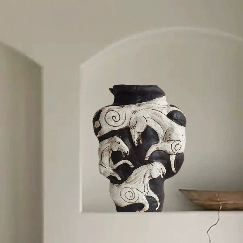 Gallop Clay Vase