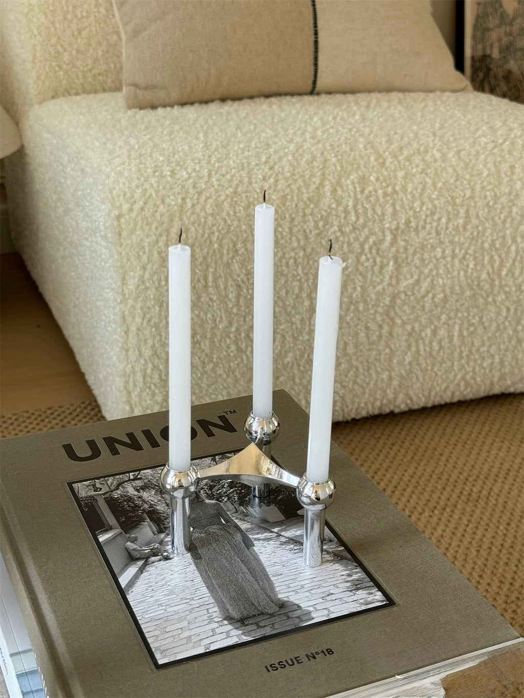 Nordic Molecular Structure Candle Holder