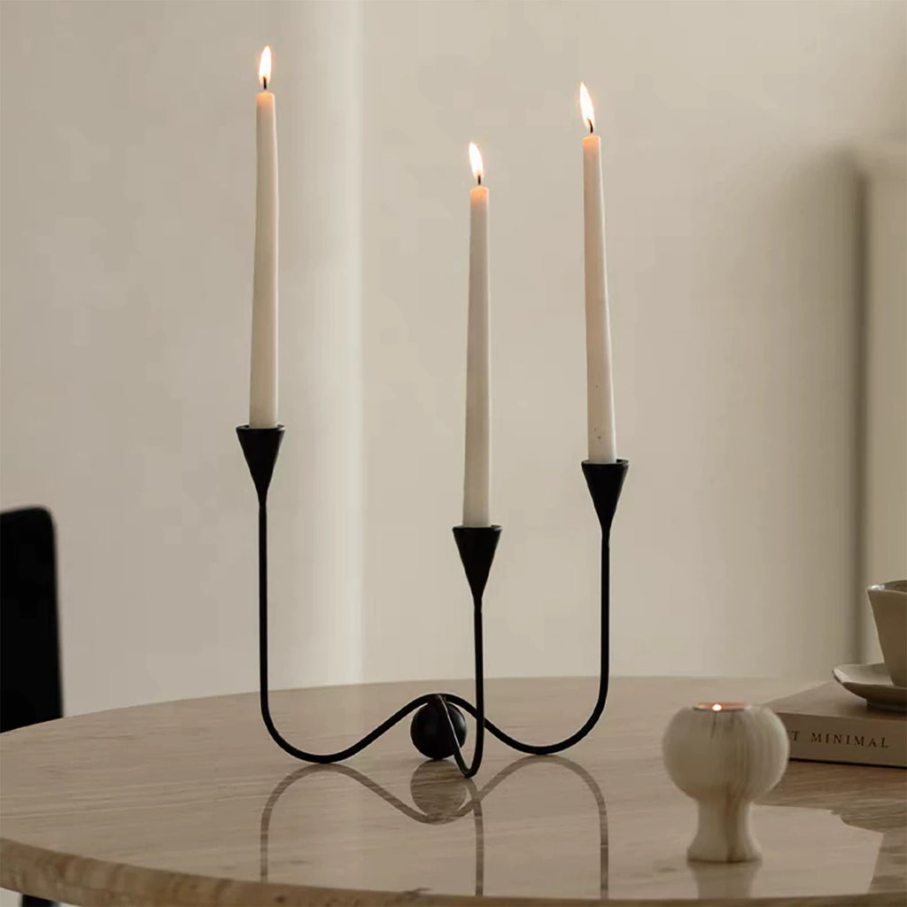 The Noir Wave Candelabra