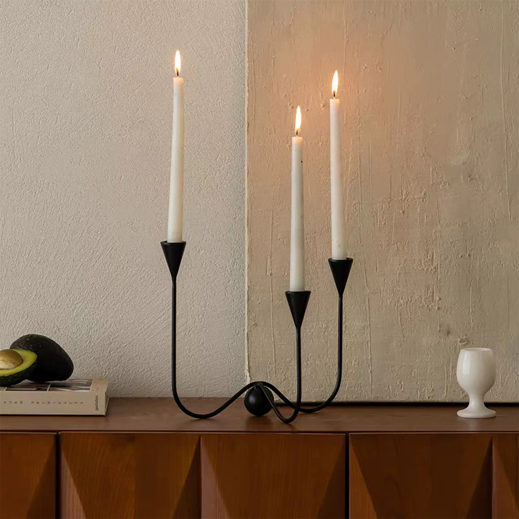 The Noir Wave Candelabra