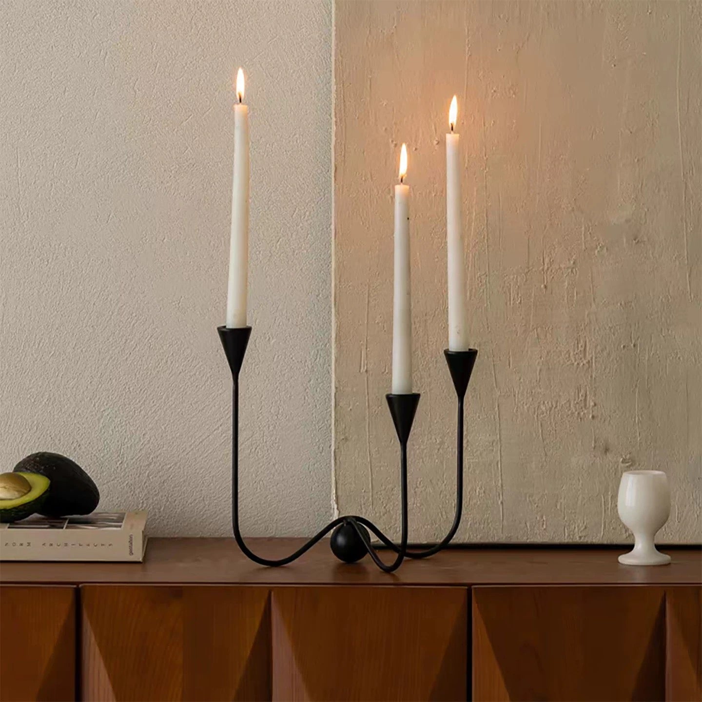 The Noir Wave Candelabra