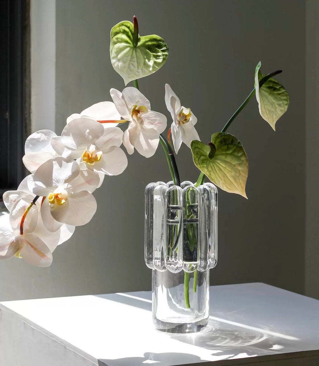 Ripple Column Crystal Vase