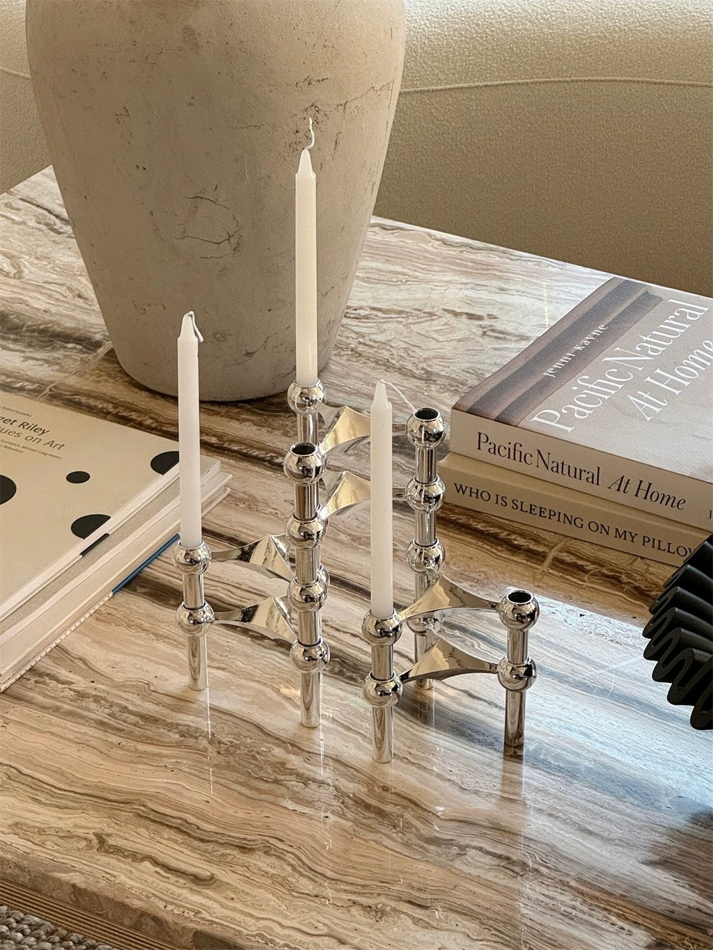 Nordic Molecular Structure Candle Holder