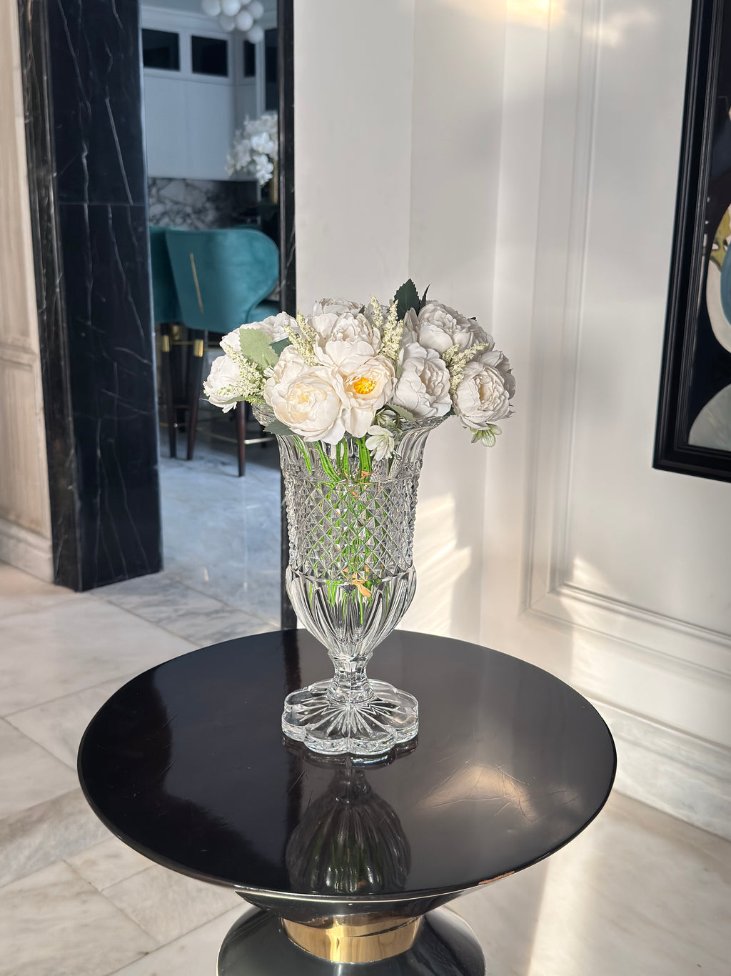 Noir Crystal Vase