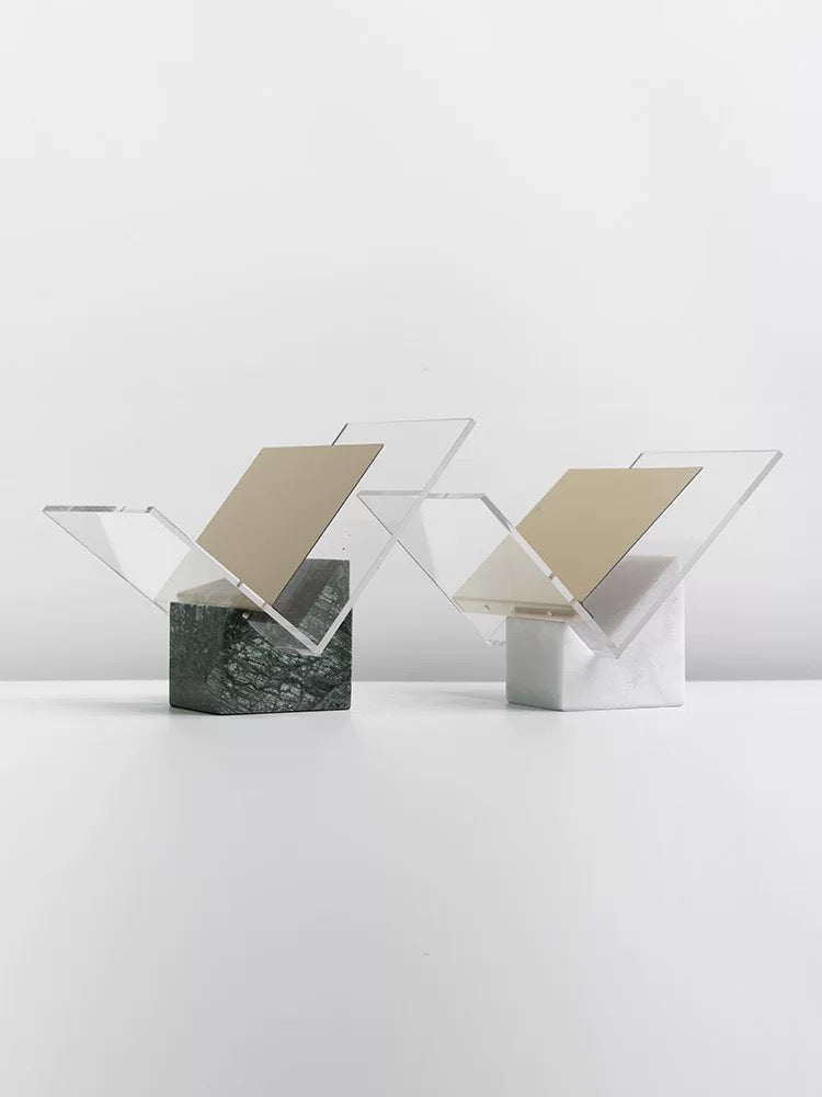 Marble book holder