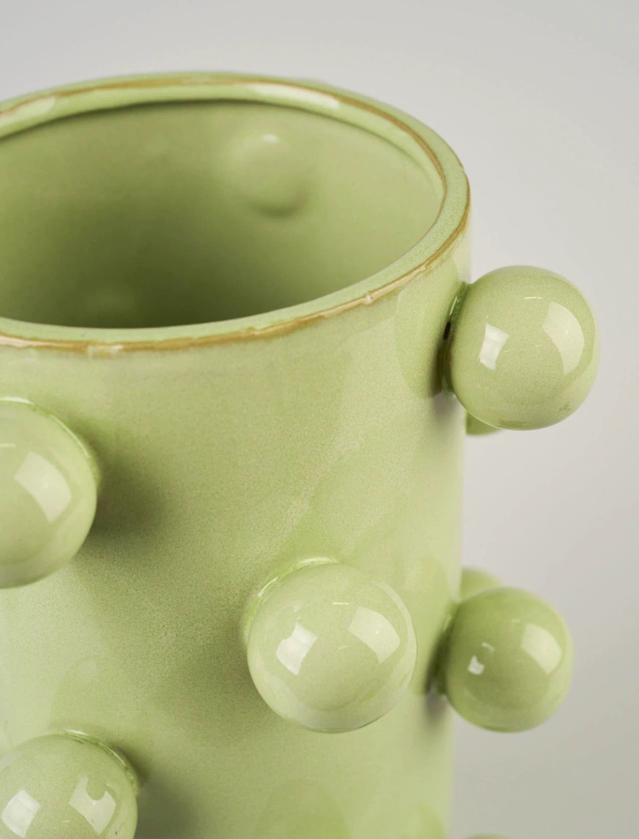 Mint Green Bobble Vase