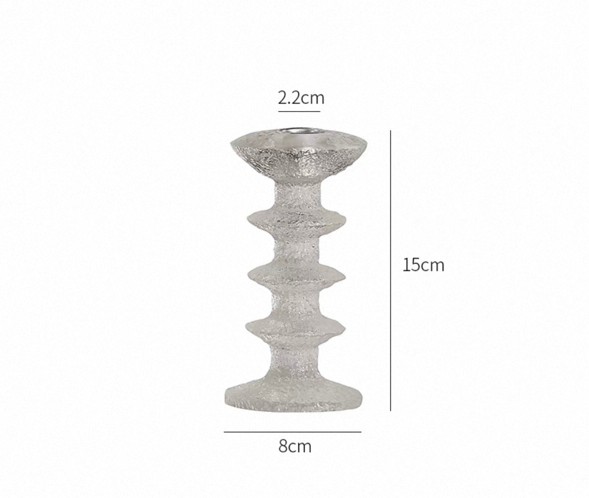 Textured Eclat Candle Holders