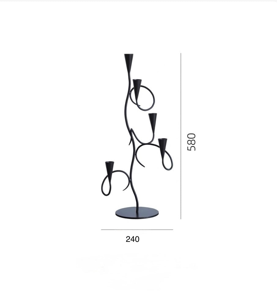 Ebon Flame Candelabra