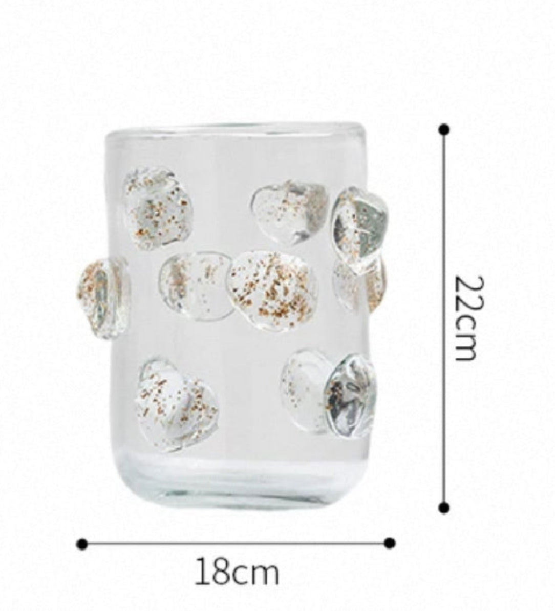 Crystal bobble Vase