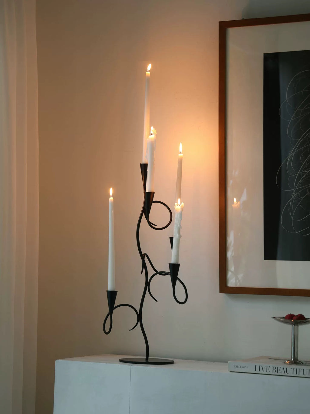 Ebon Flame Candelabra