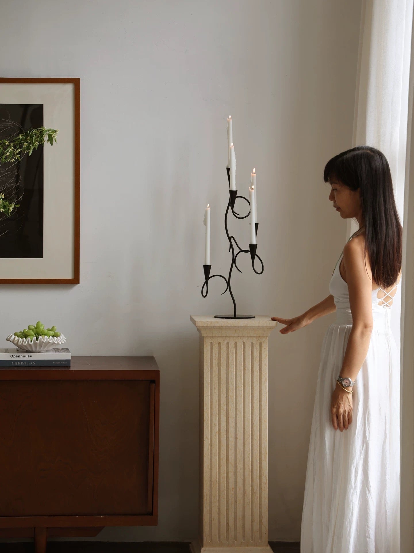 Ebon Flame Candelabra