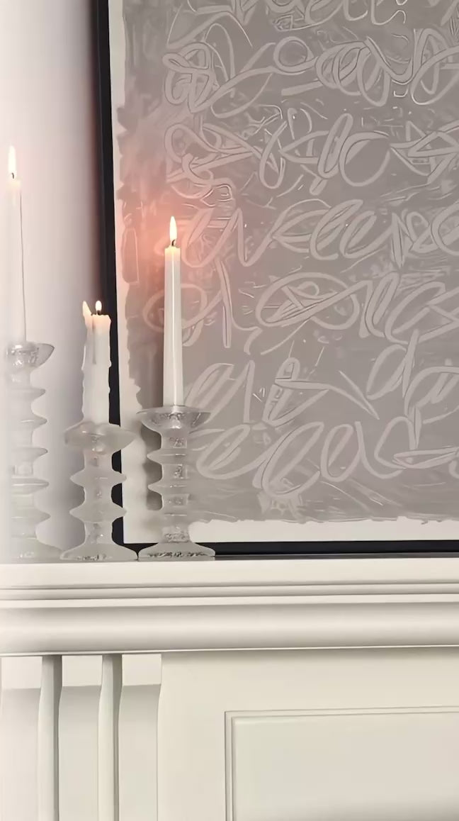 Textured Eclat Candle Holders