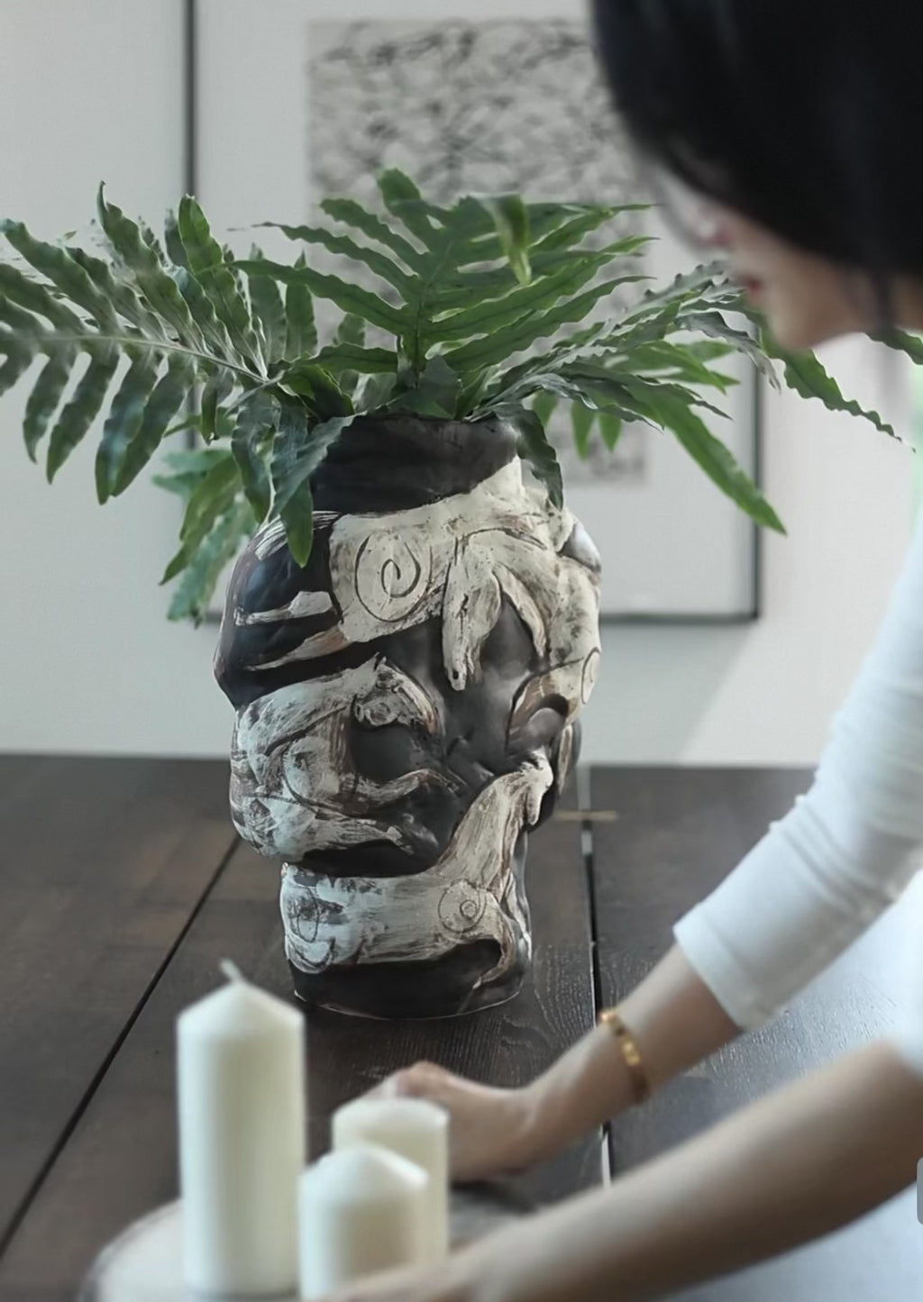 Gallop Clay Vase