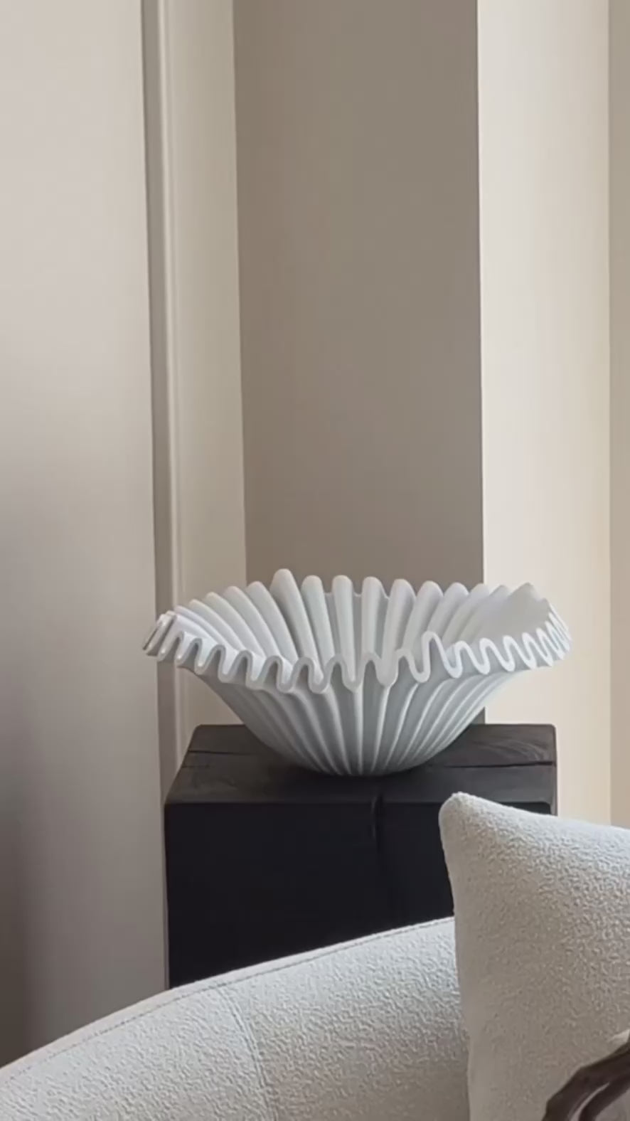 Ruffled Vase
